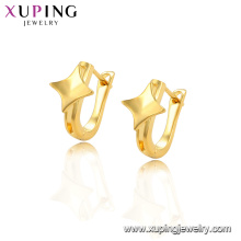 96578 Boucles d&#39;oreilles Huggie en forme de losange plaqué en or 24K Xuping